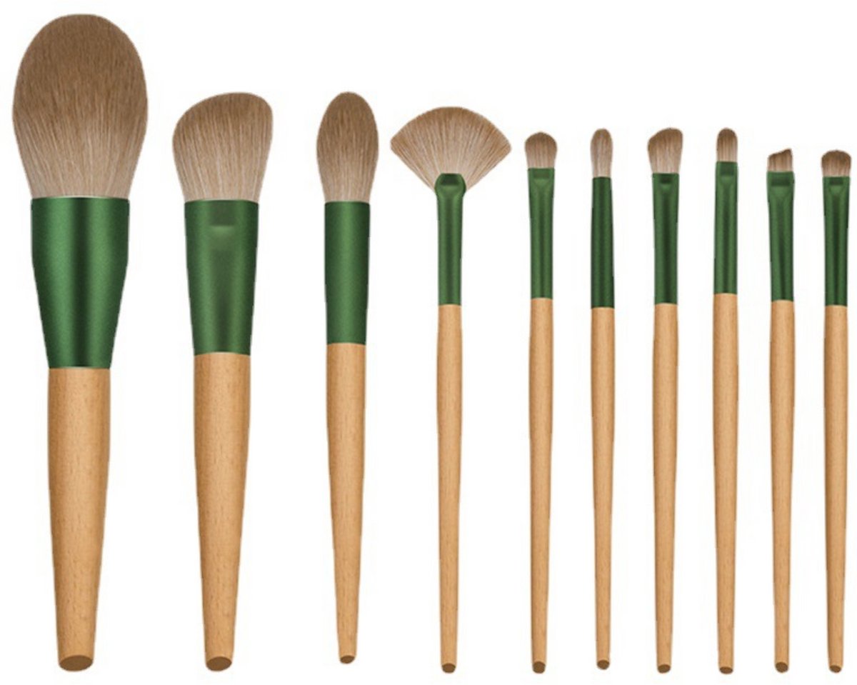 10 delige Make Up Borstels