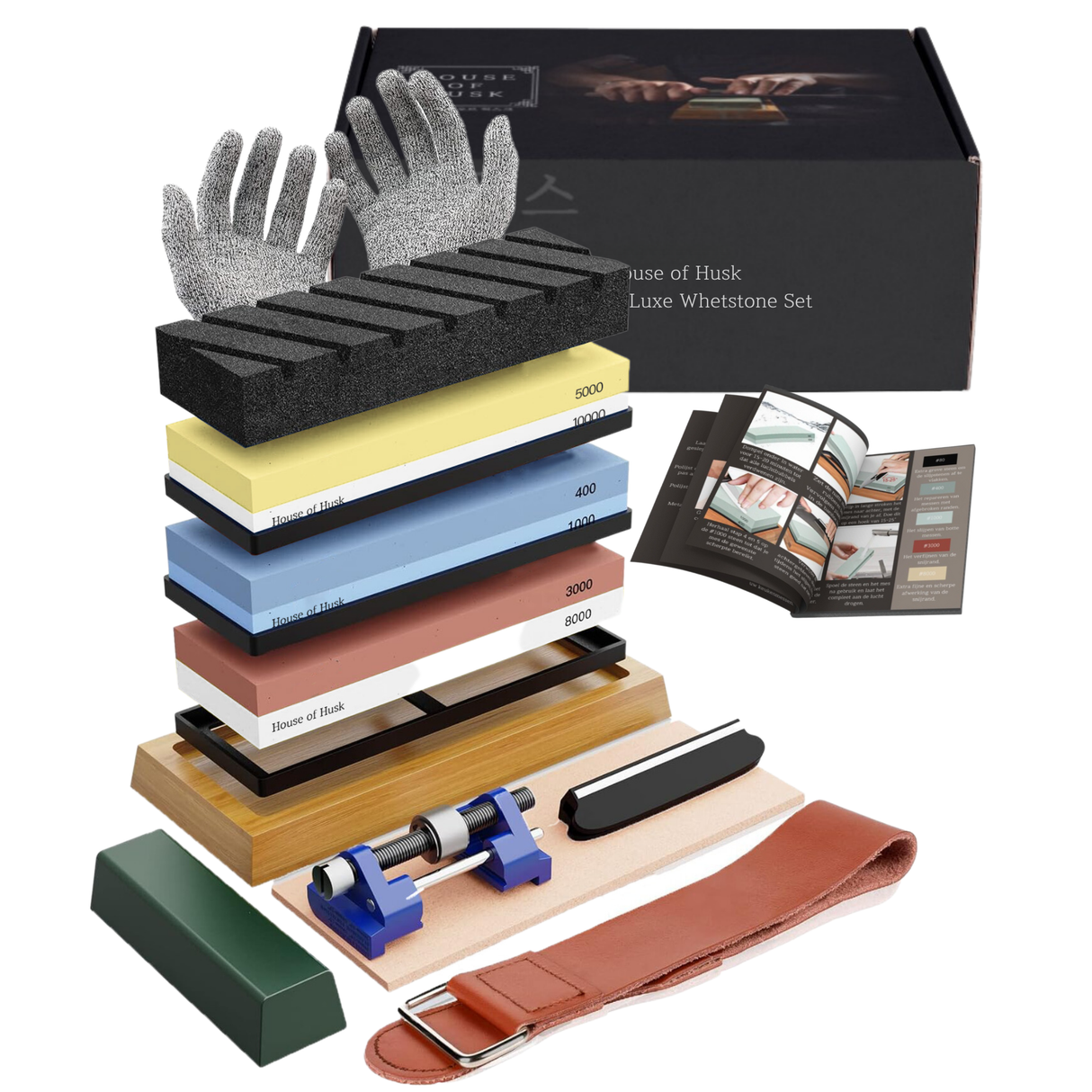 Dubbelzijdige Messen Slijpstenen Compleet