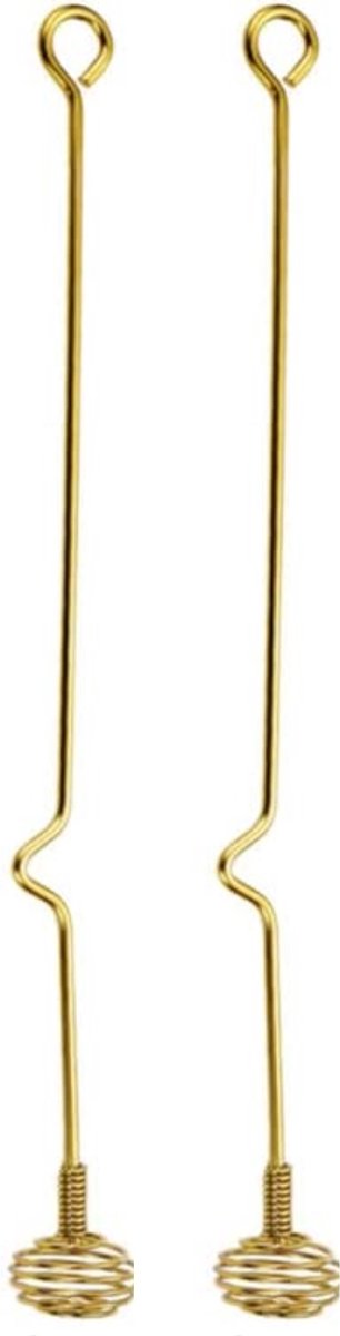 RVS Honinglepel 2 Stuks Set Goud