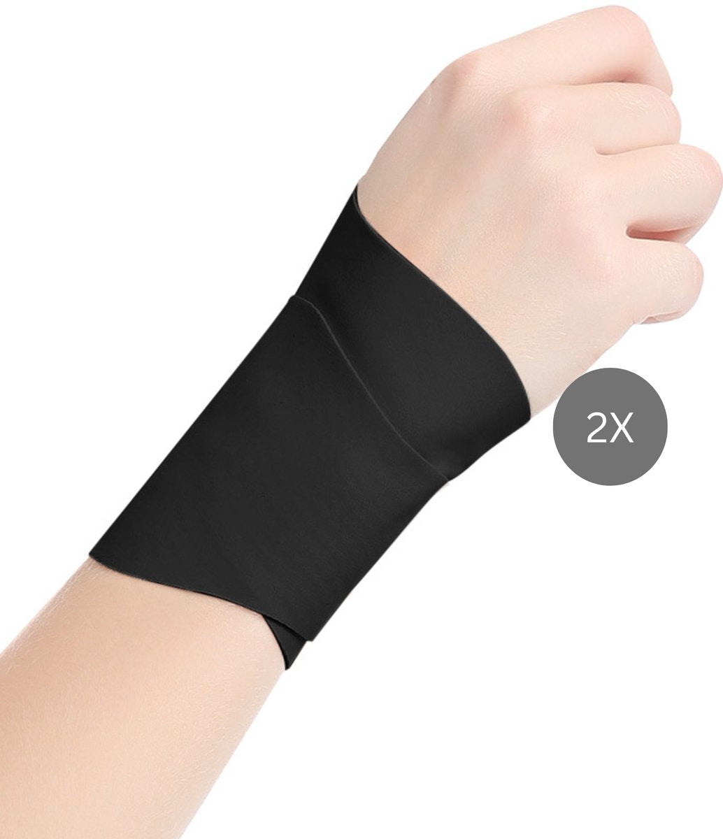 Wrist Wraps 1 Paar Zwart