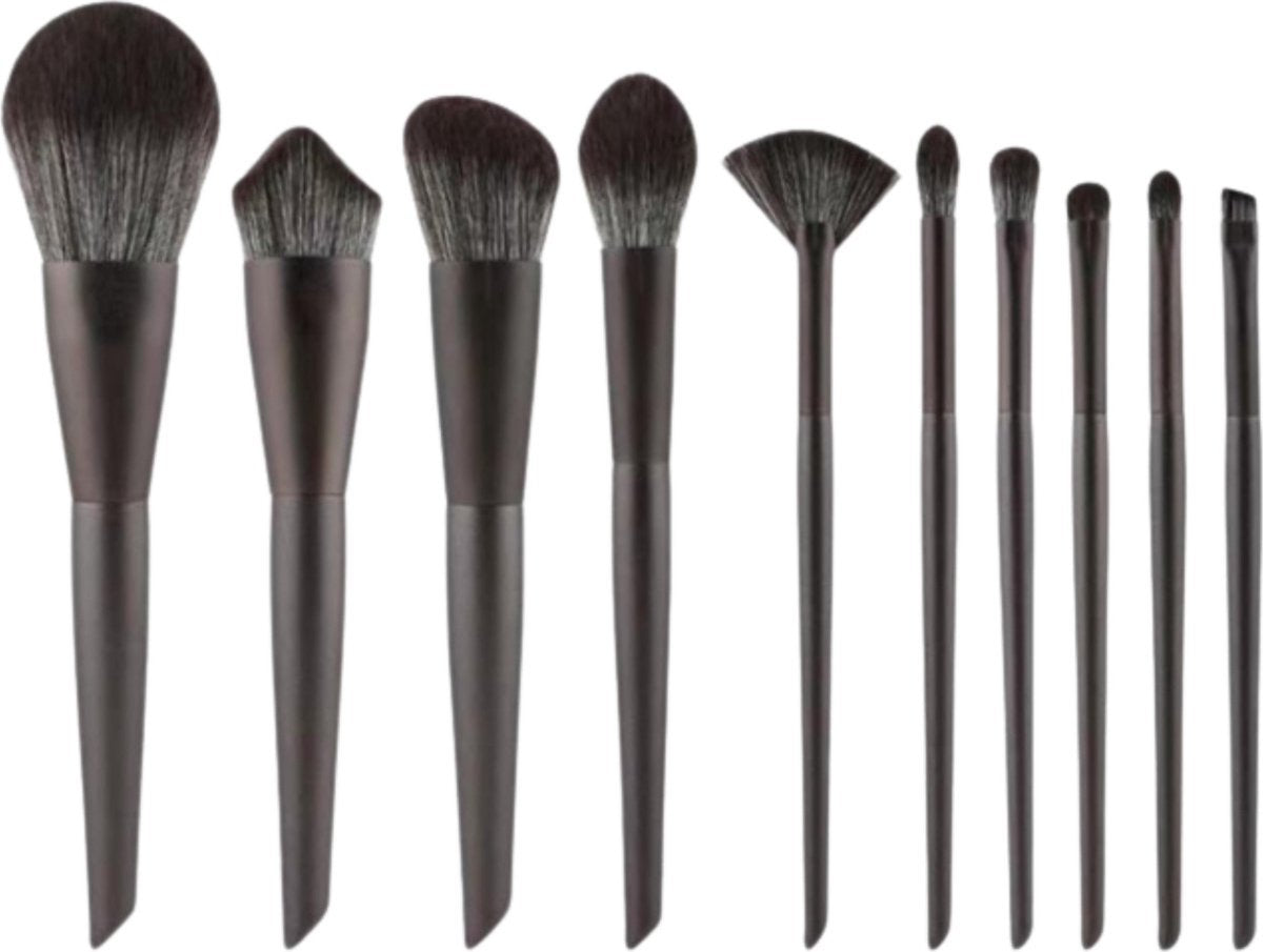 10 delige Make Up Borstels