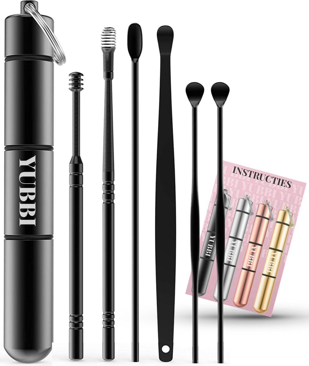 6 Delige Oorsmeer Verwijderaar Set met Etui