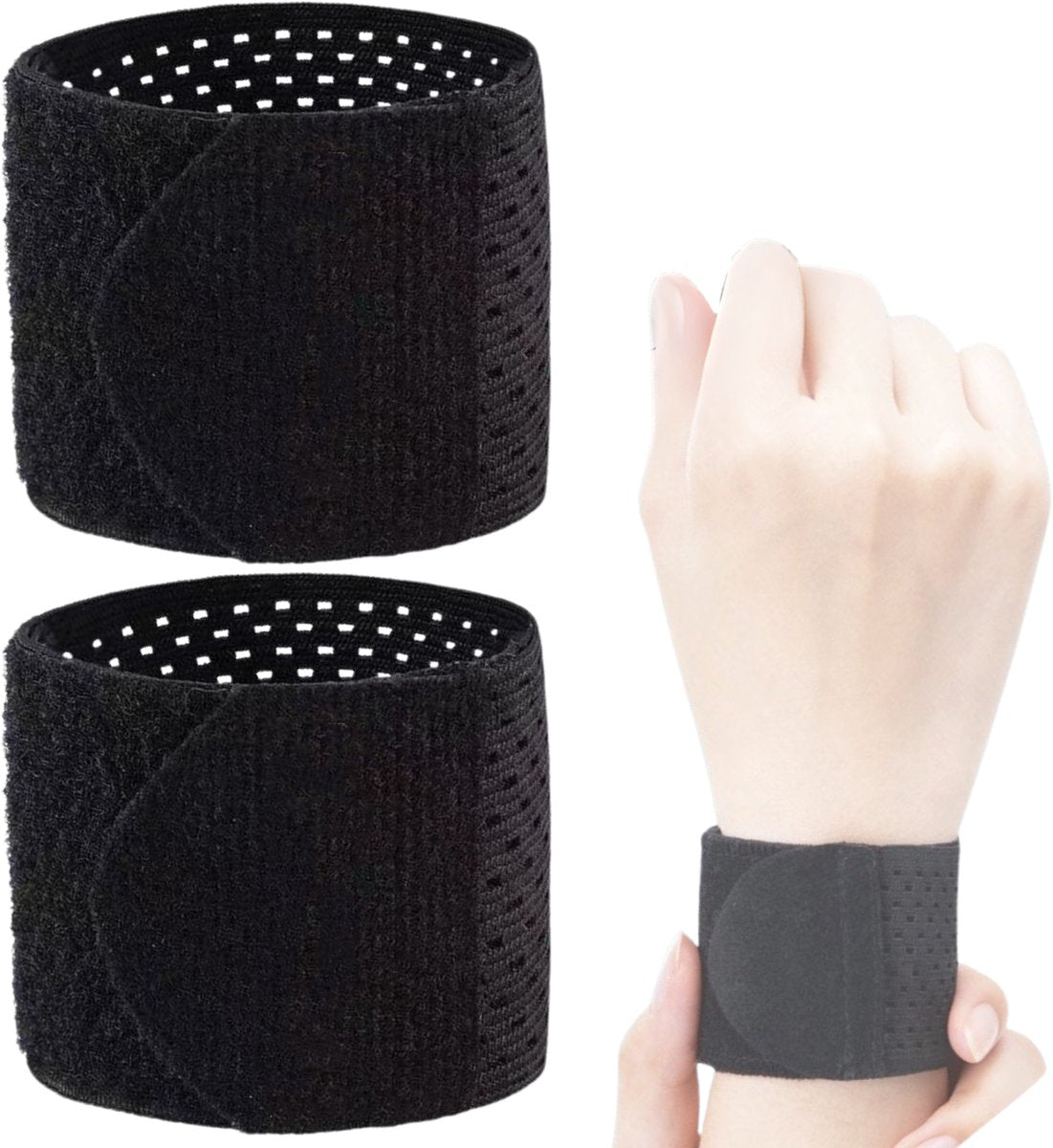 Wrist Wraps Dun 1 Paar