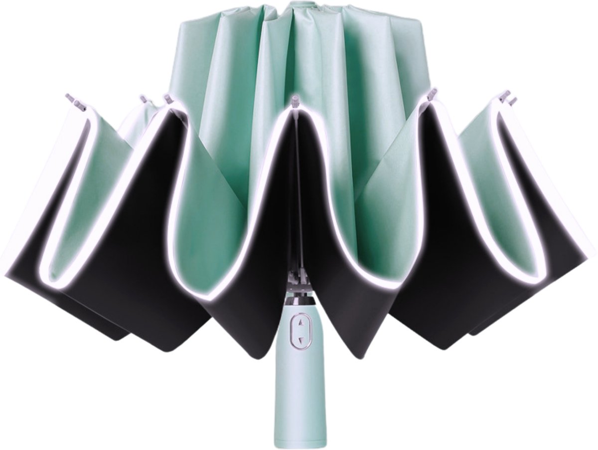 Automatisch Opvouwbare Paraplu Groen