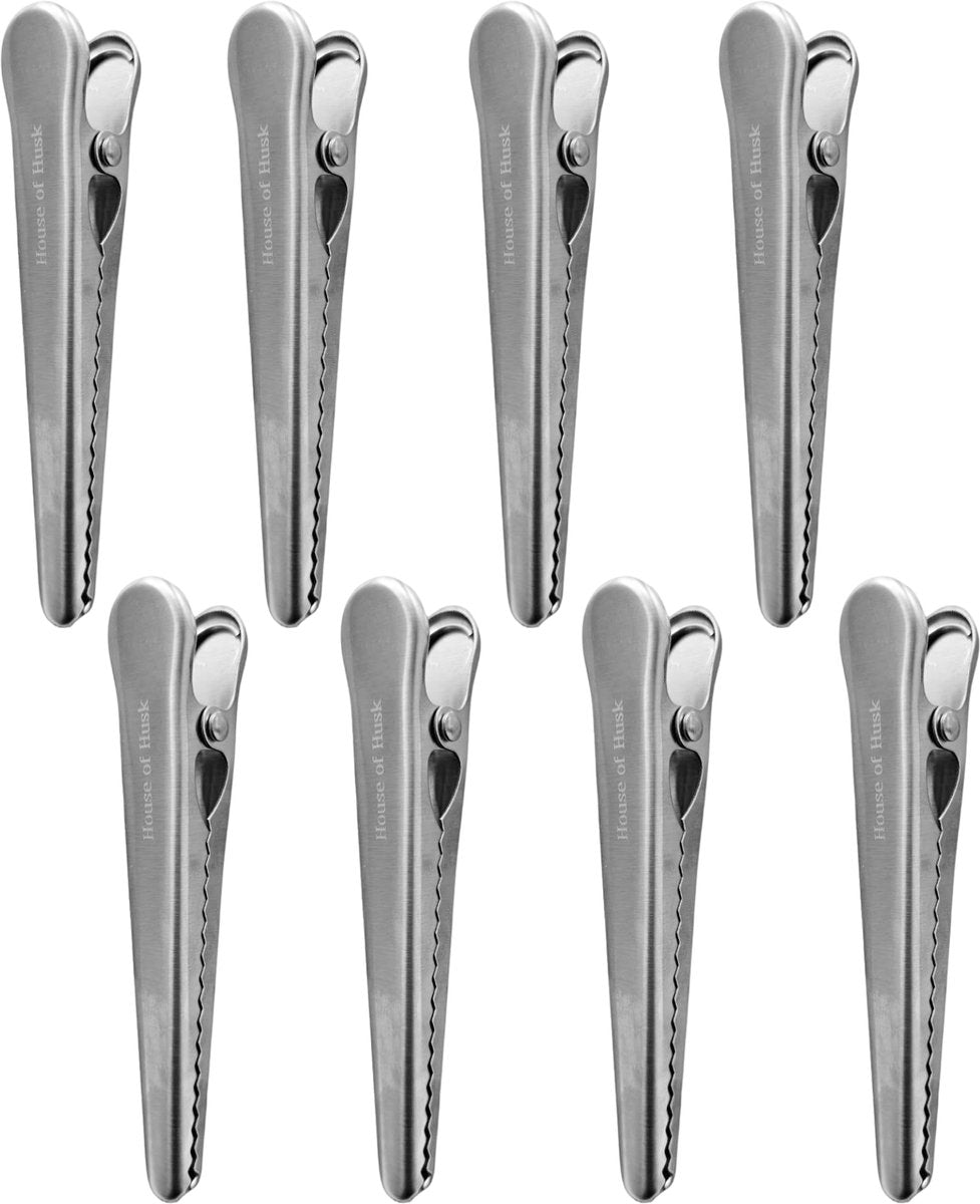 Vershoudclips Zilver 112mm 8 Stuks