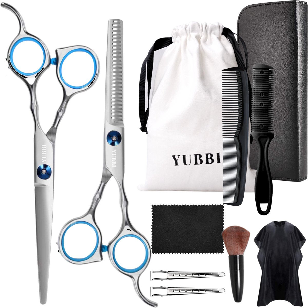 Kappersscharen Set 11-delig Zilver