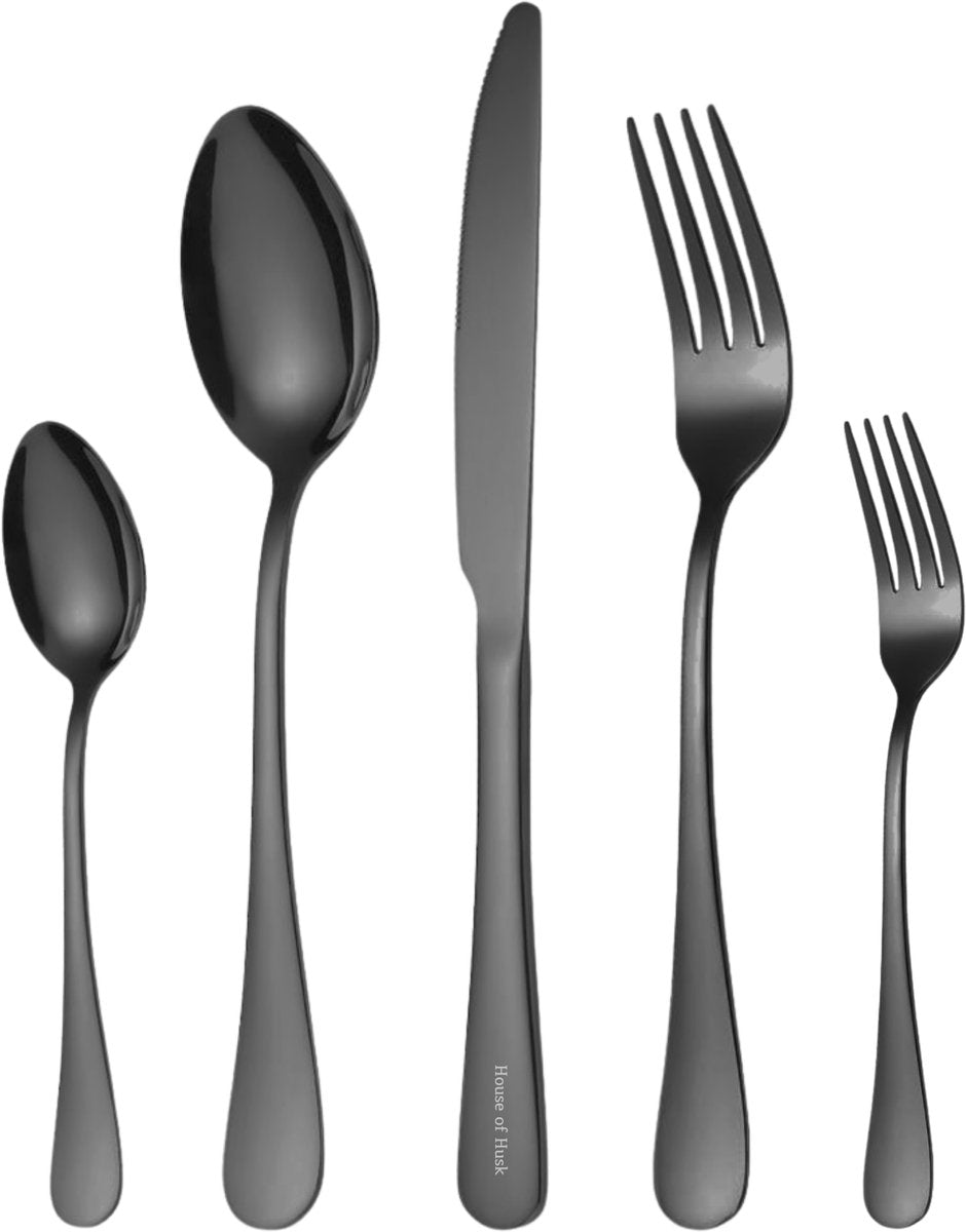 Bestekset 30 Delig Zwart