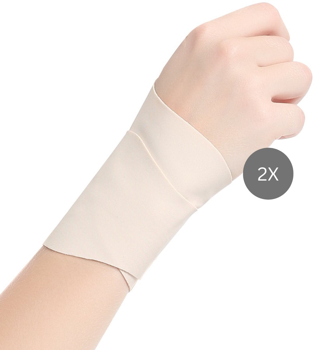 Wrist Wraps 1 Paar Beige