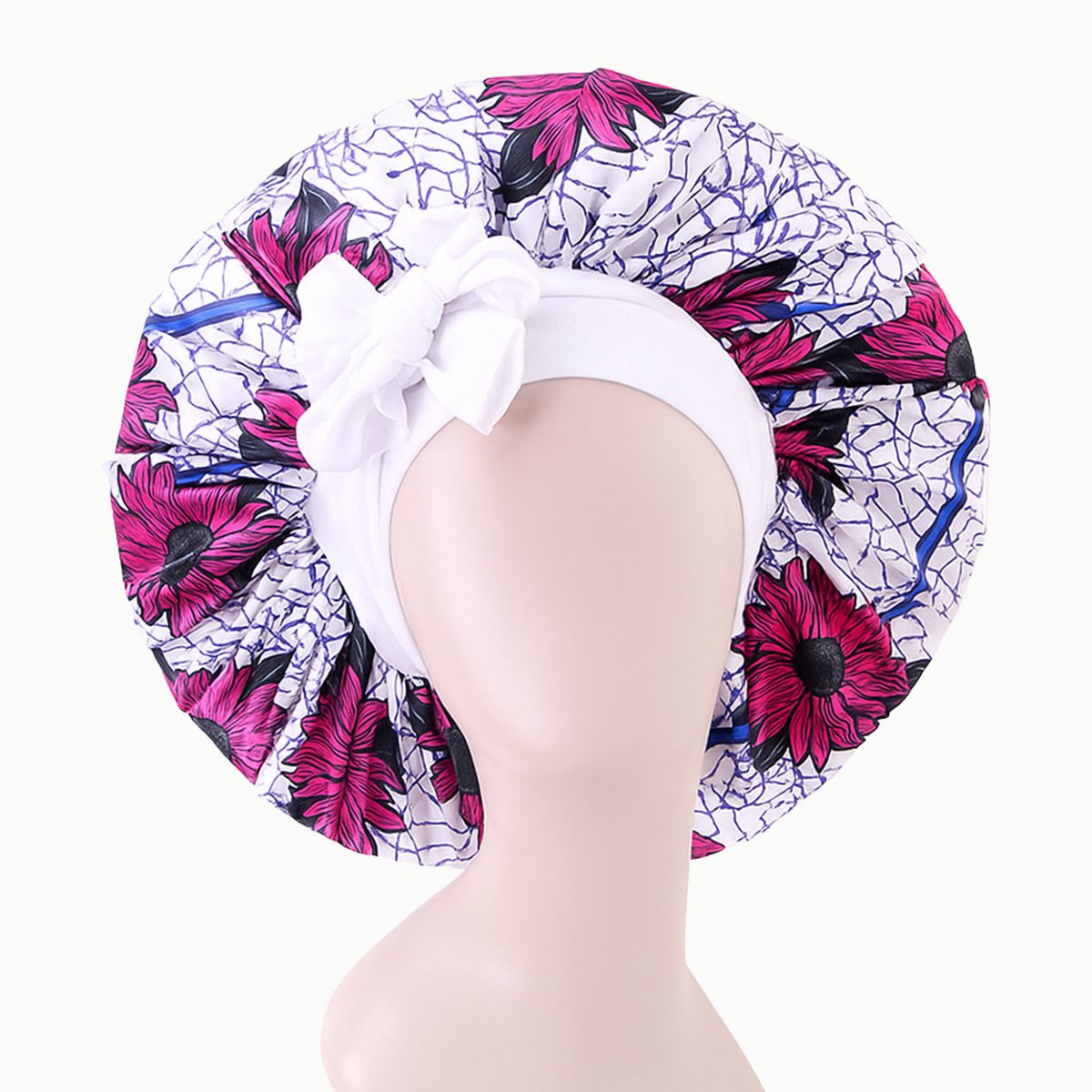 Bonnet XL Slaapmuts Wit