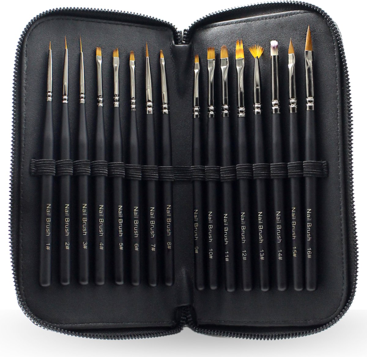 16 delige Nail Art Penselen Set