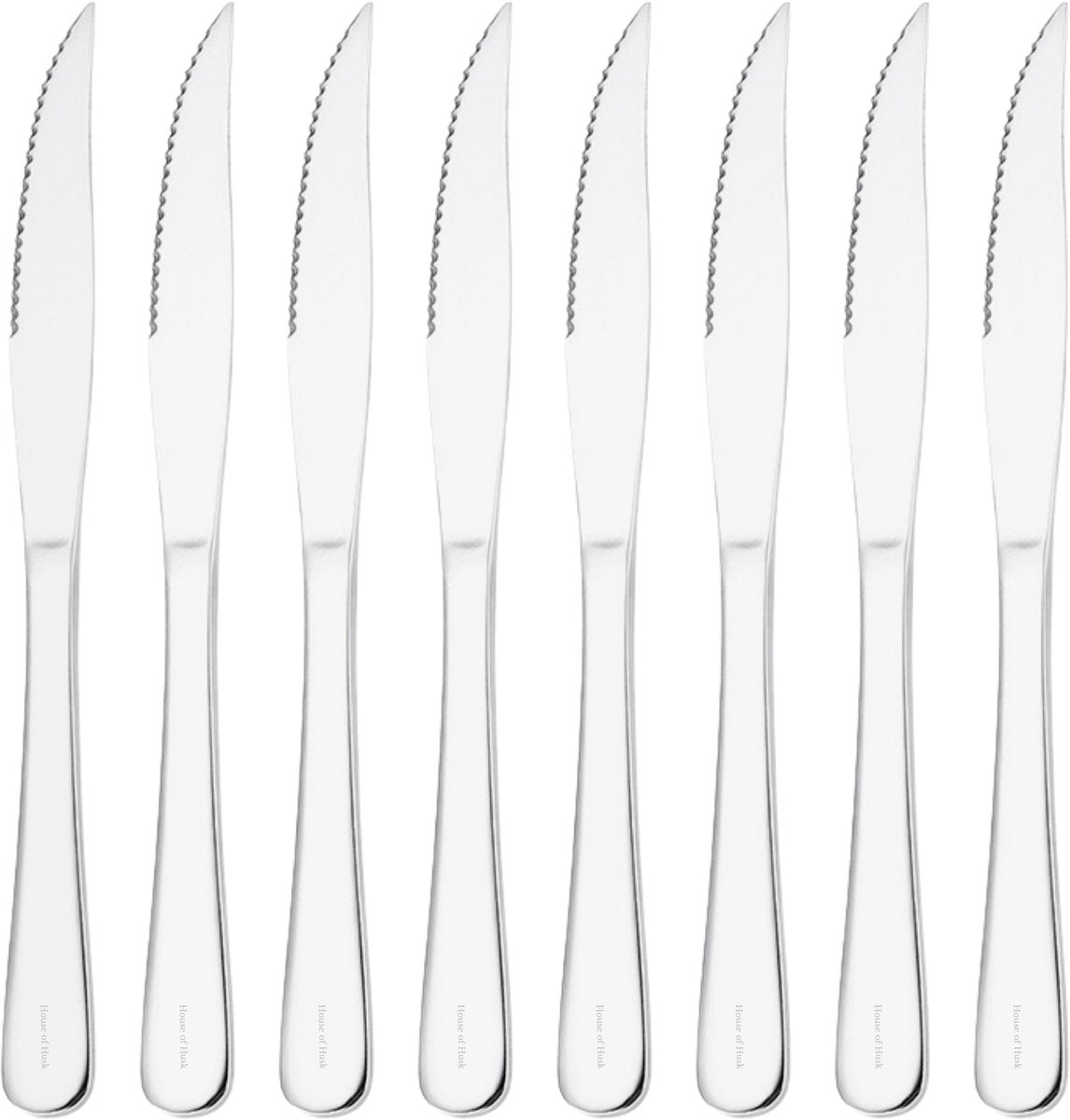 Steakmessen Zilver 8 Stuks