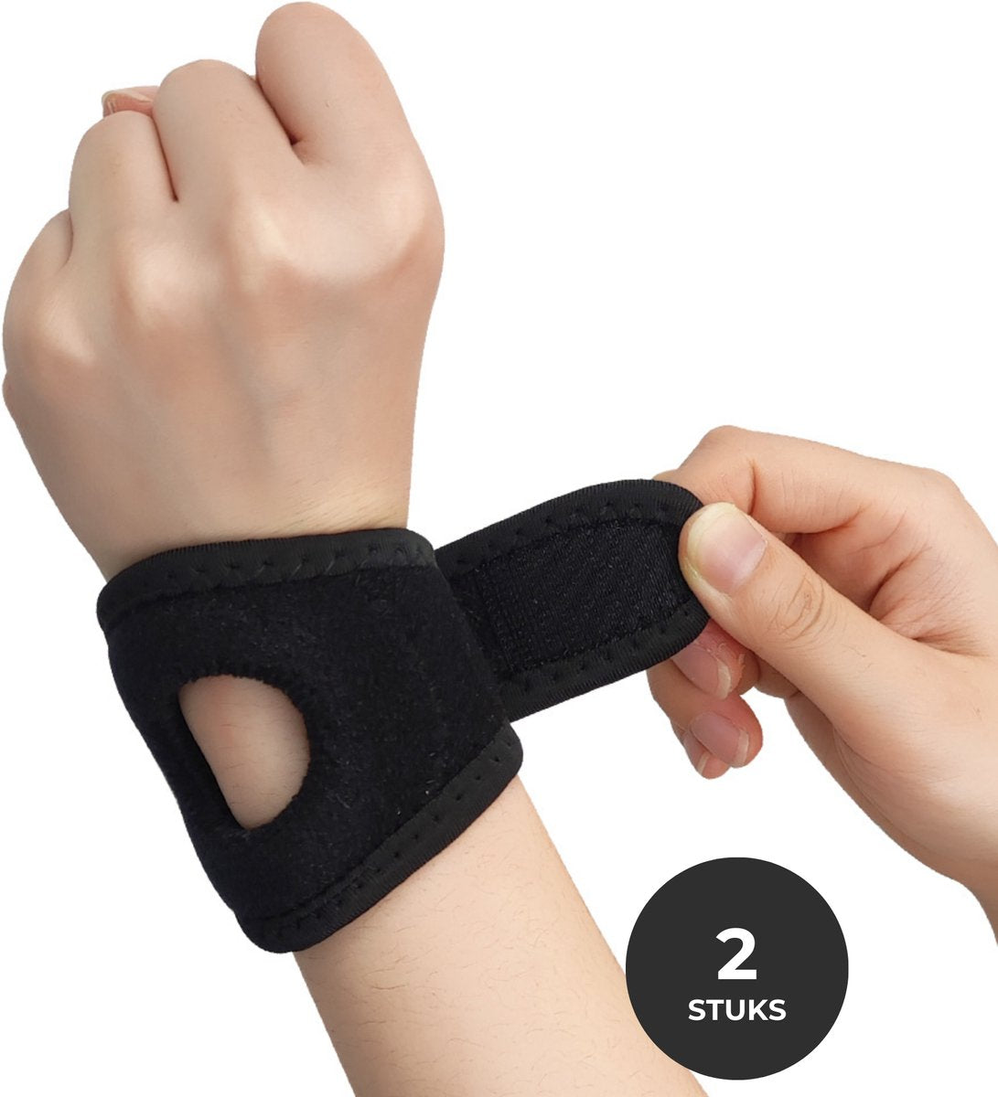 TFCC Polsbrace 1 Paar Zwart