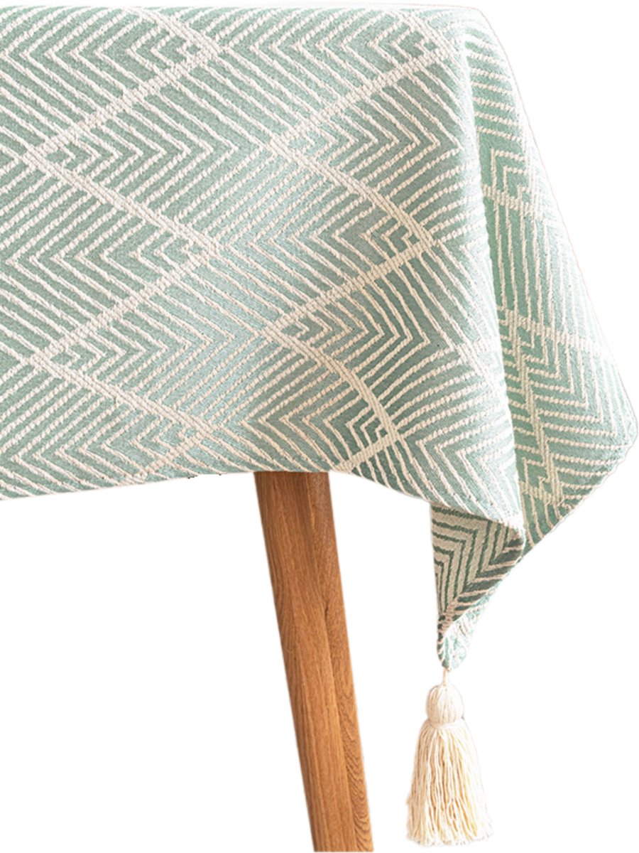 Tafelkleed Geometric Green 135x240cm