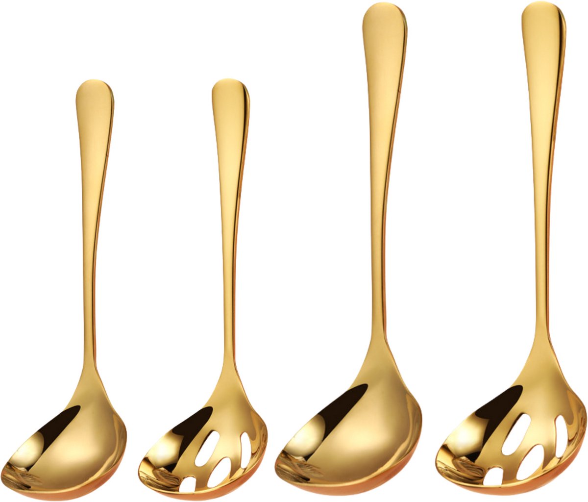 Soeplepel Mix Set 22.3cm - Ø7cm Goud