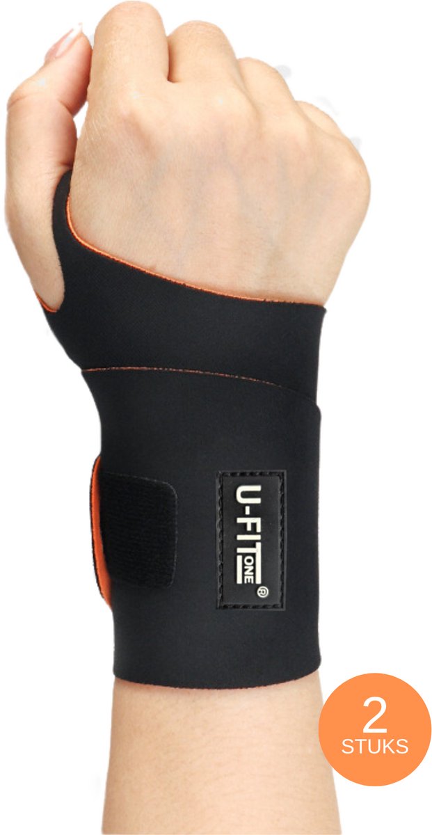 Wrist Wraps 1 Paar Zwart