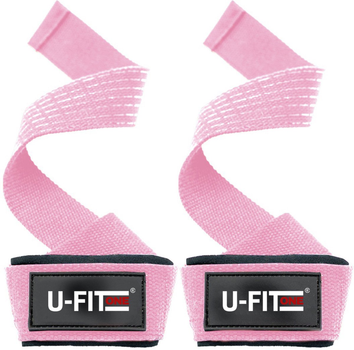 Lifting Straps Anti-Slip Roze