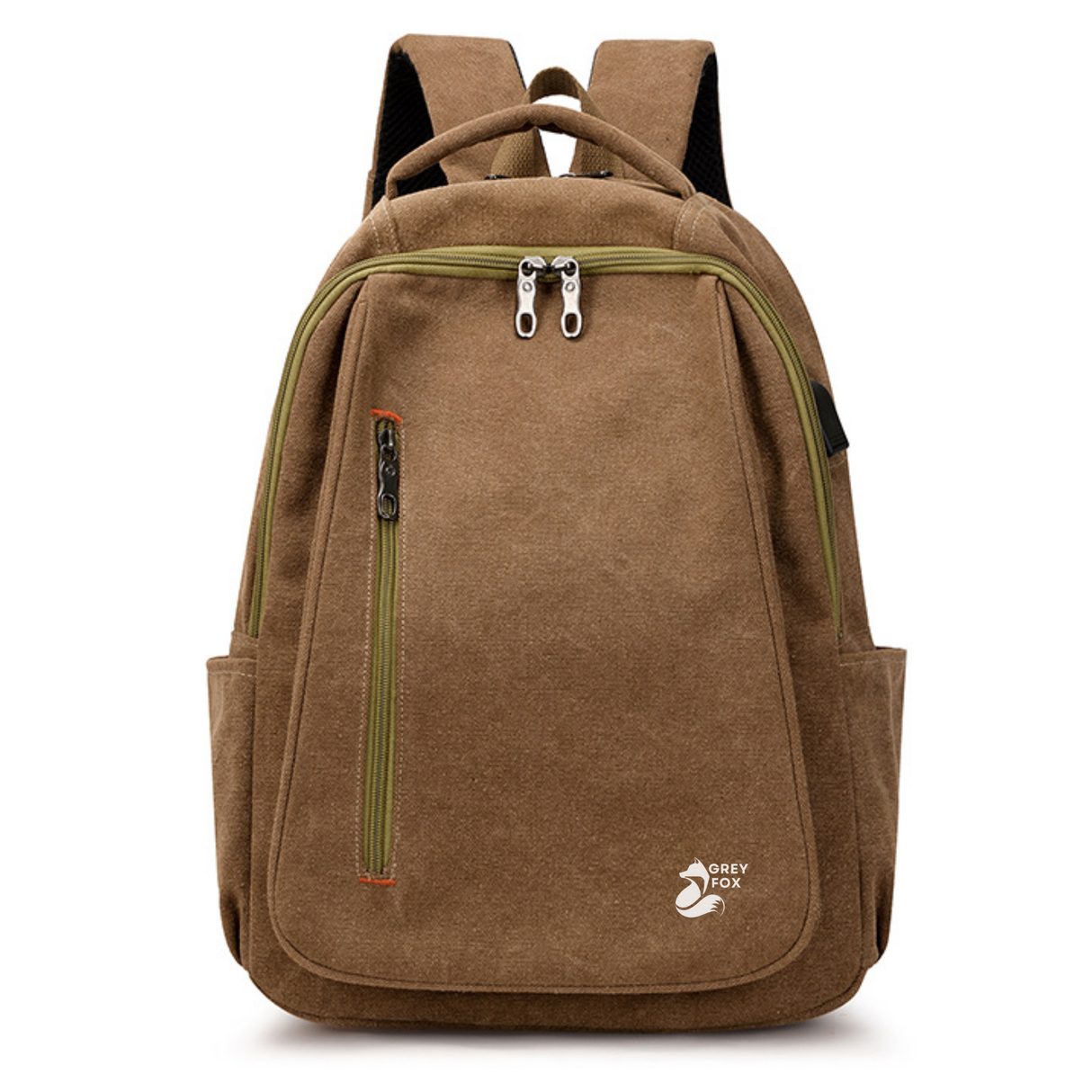 Canvas Laptop Rugzak 15.6inch 24L Bruin