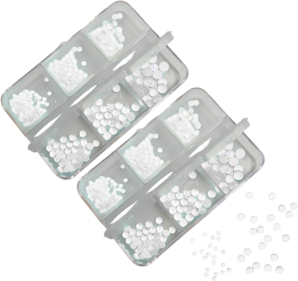 Nagel Glitter Art 2 Set Nr. 01 Snow White