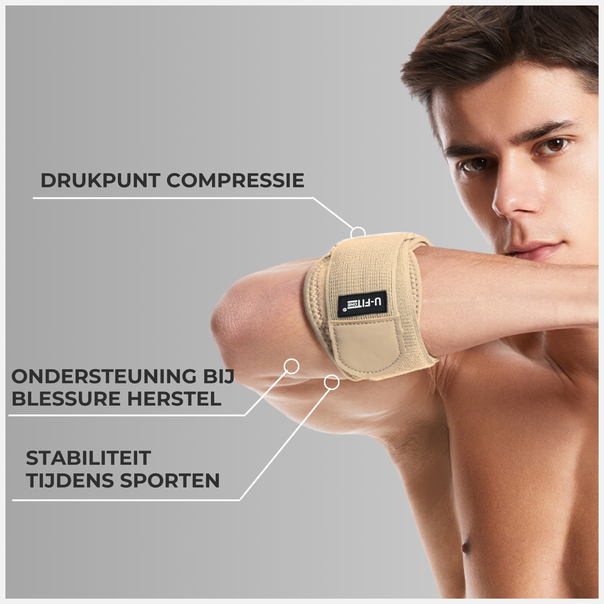 Brede Elleboog Brace 1 Stuk