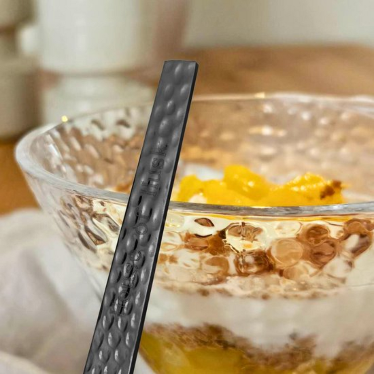 Dessert Lepel Set Zwart