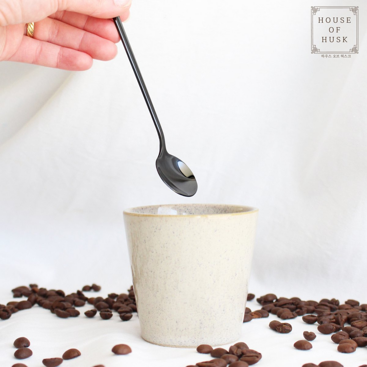 Theelepels 13cm Zwart 12 Stuks