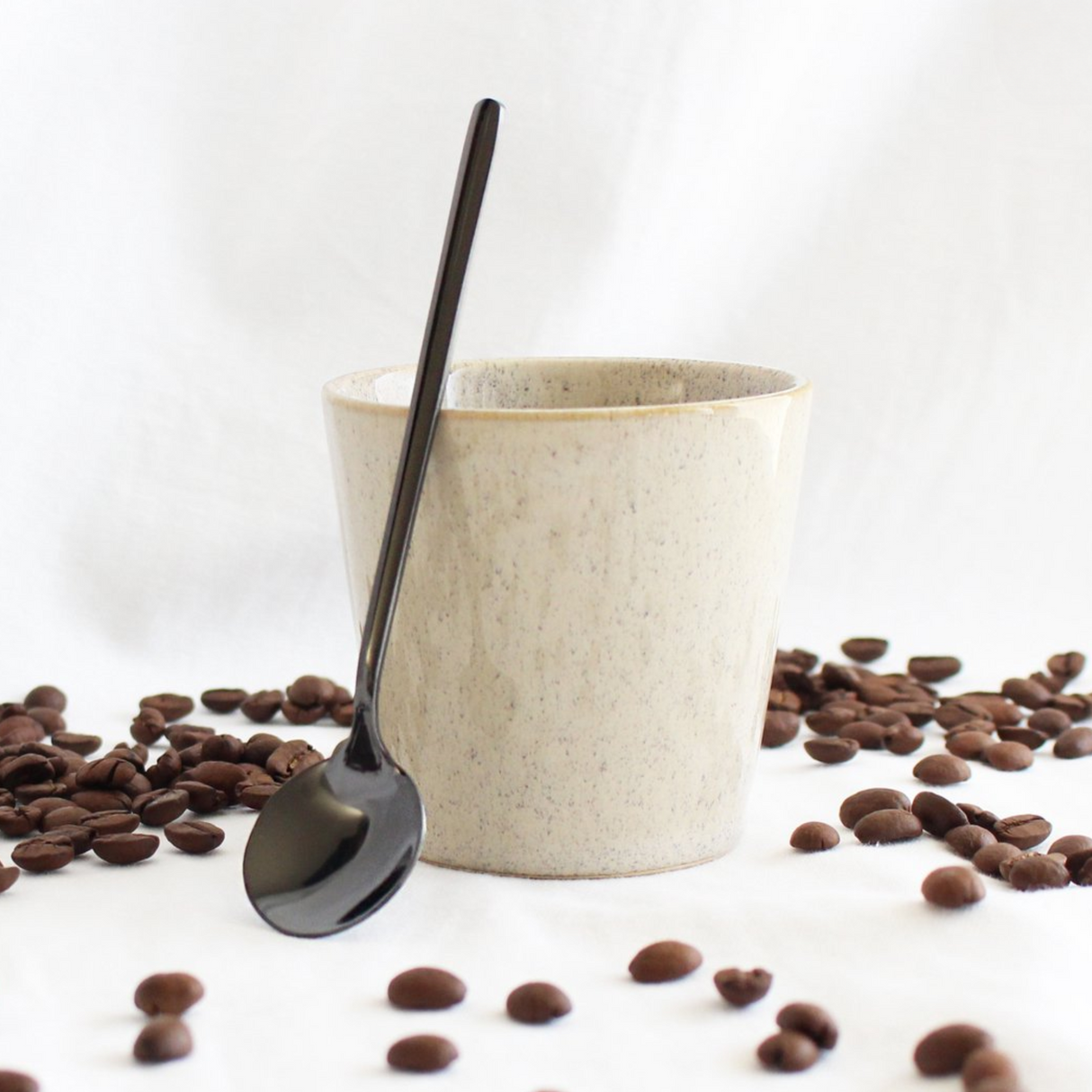 Theelepels 13cm Zwart 12 Stuks