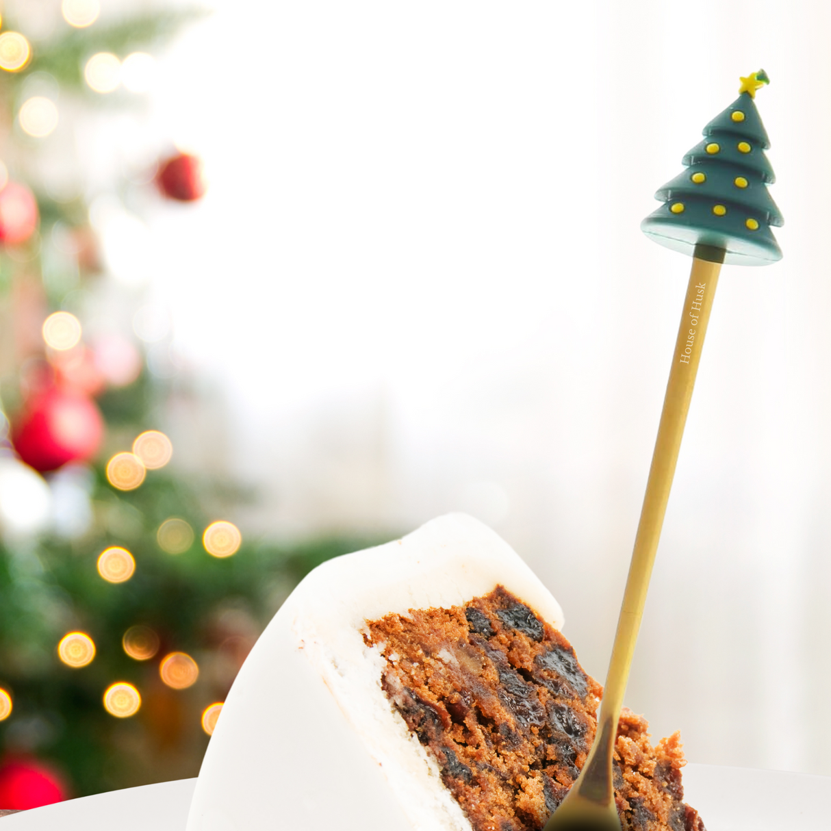 Kerst Gebaksvorken Goud