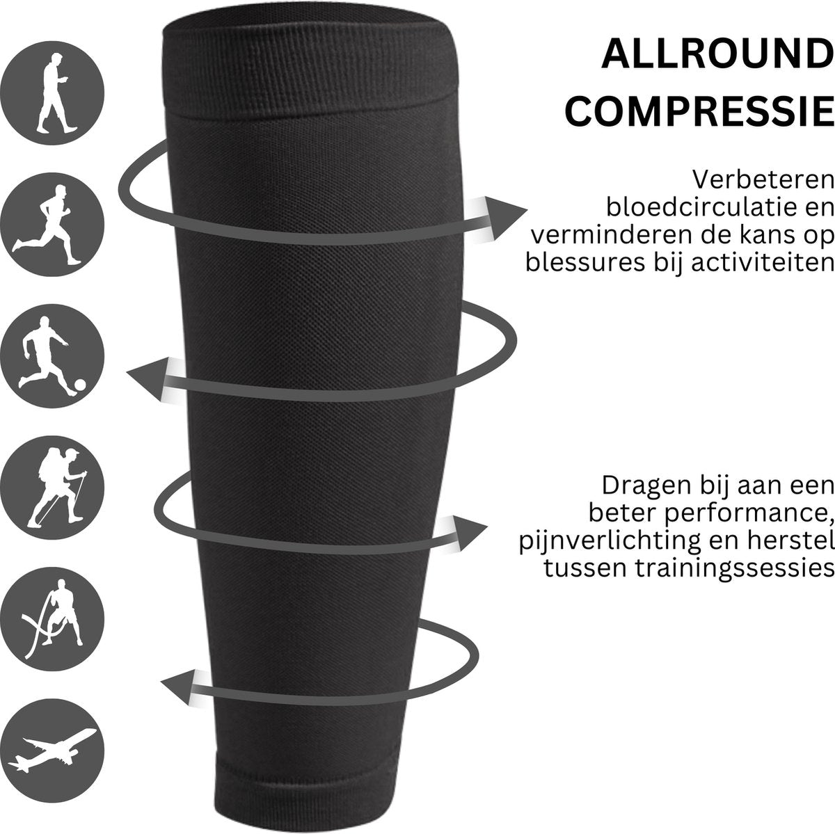 Compressie Kuitbrace 1 Paar