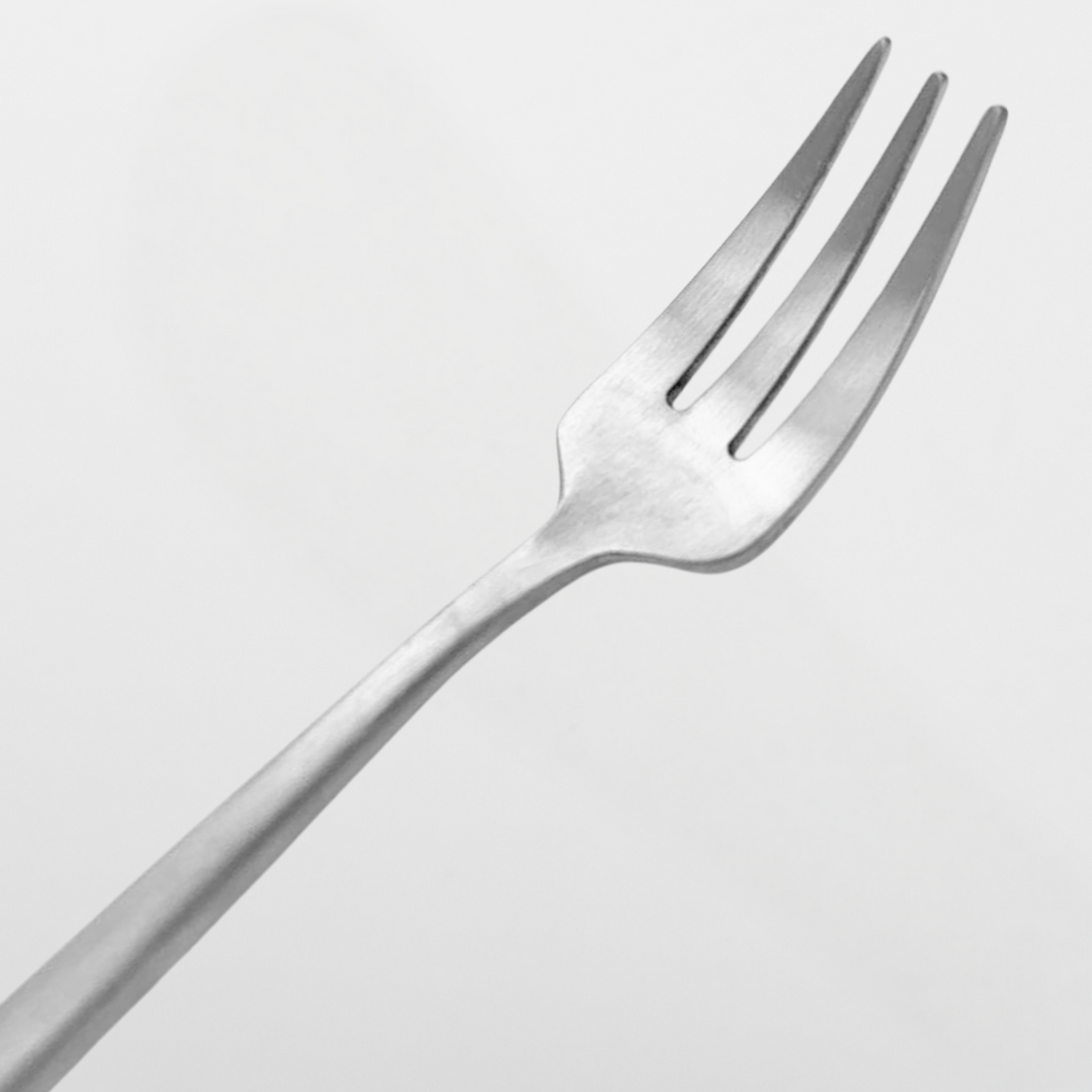 Gebaksvorken Mat Zilver