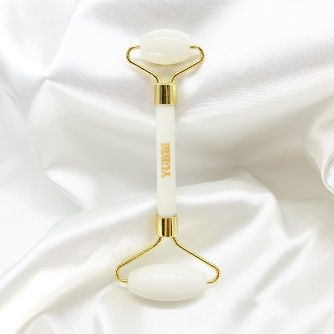 Gua Sha Set Witte Jade