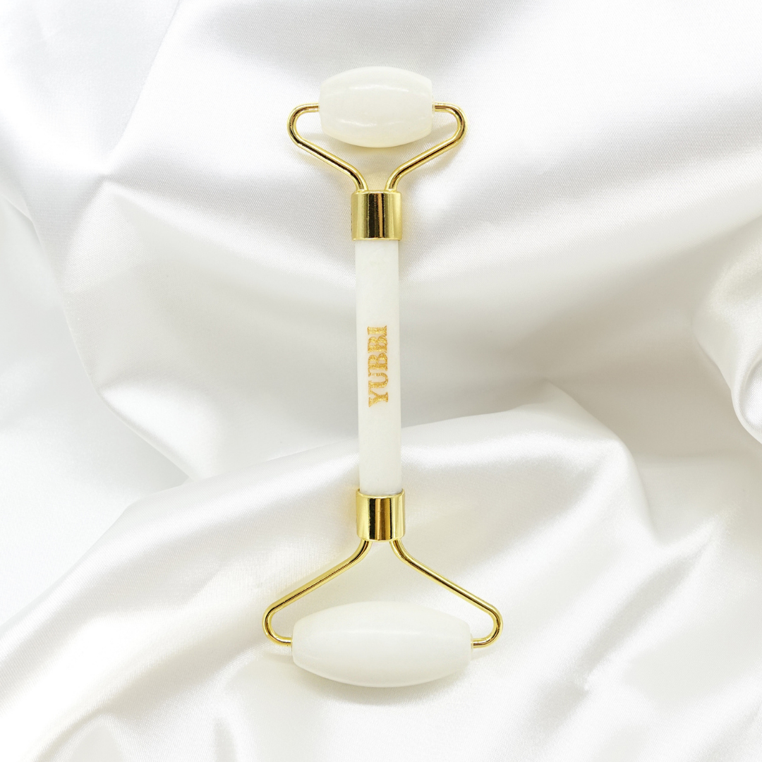 Gua Sha Set Witte Jade