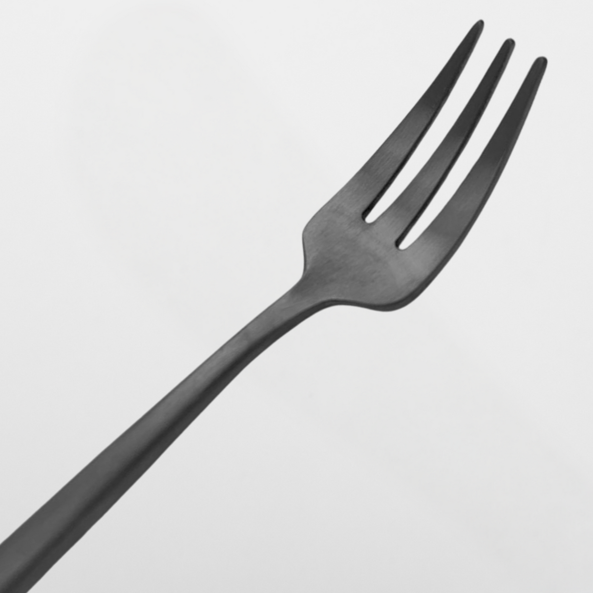 Gebaksvorken Mat Zwart