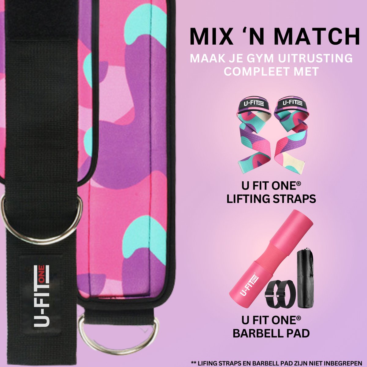 Ankle Straps Camouflage Paars