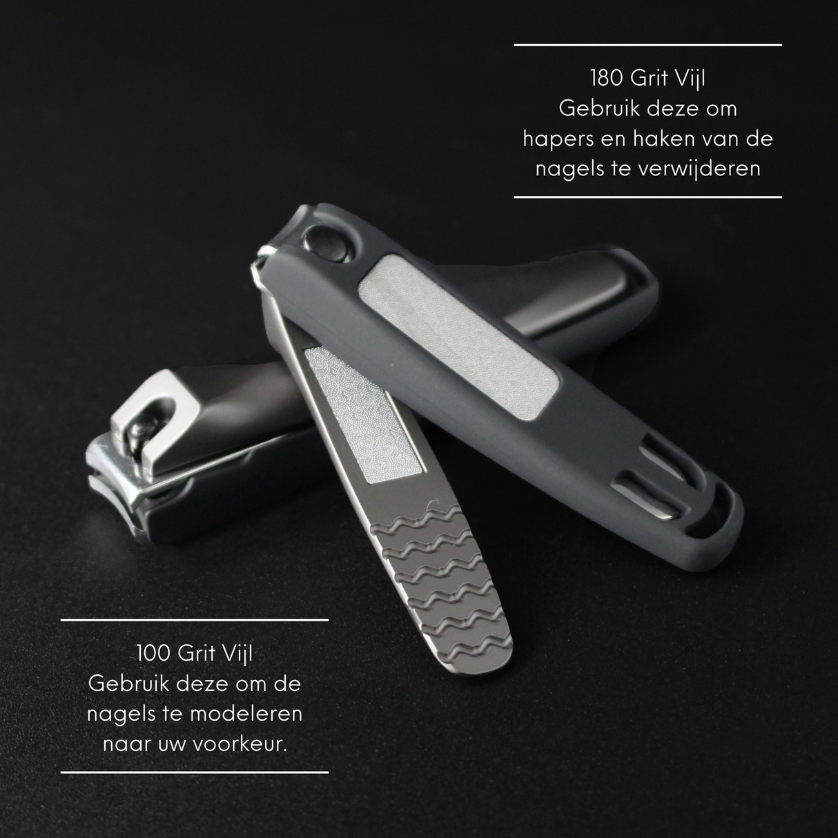 Nagelknipper Set Bruin