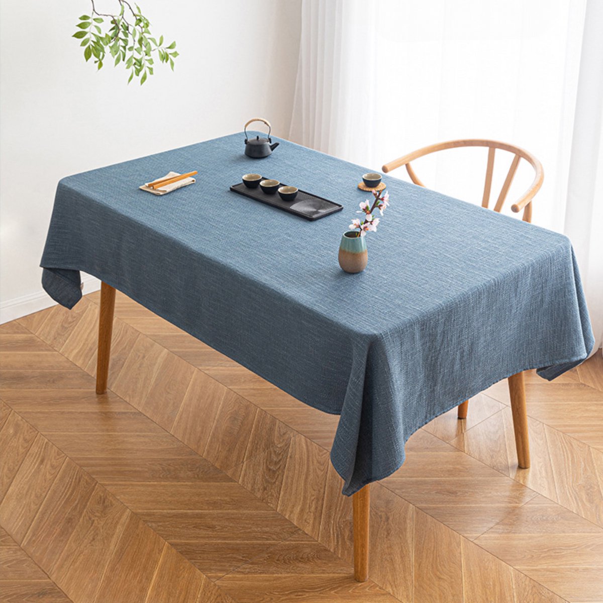 Tafelkleed Blauw 140x240cm