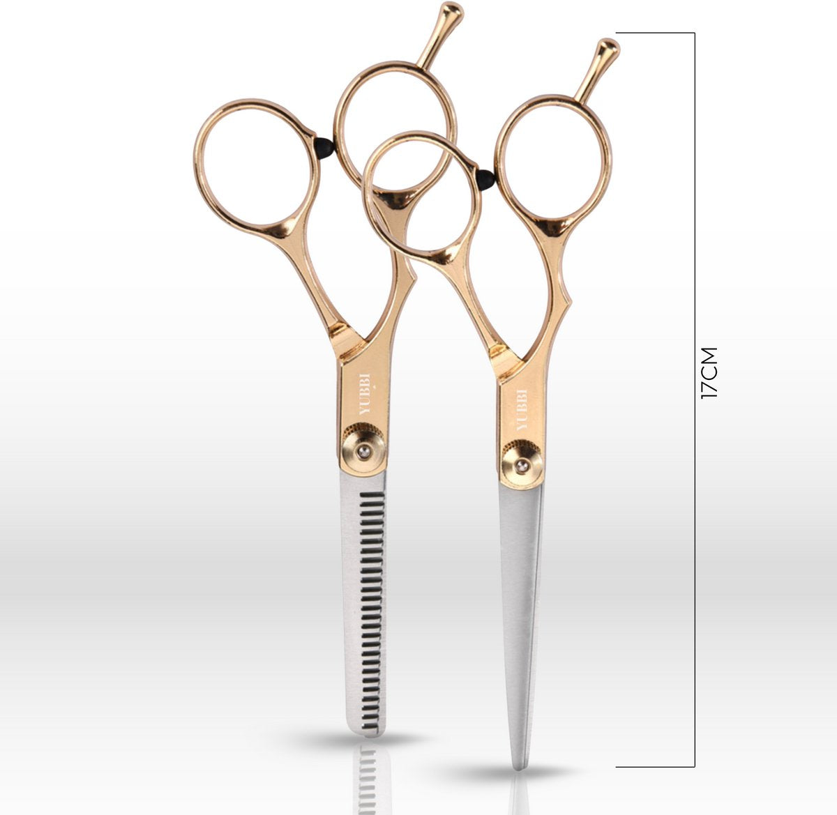 Kappersscharen Set 2-delig Zilver-Goud