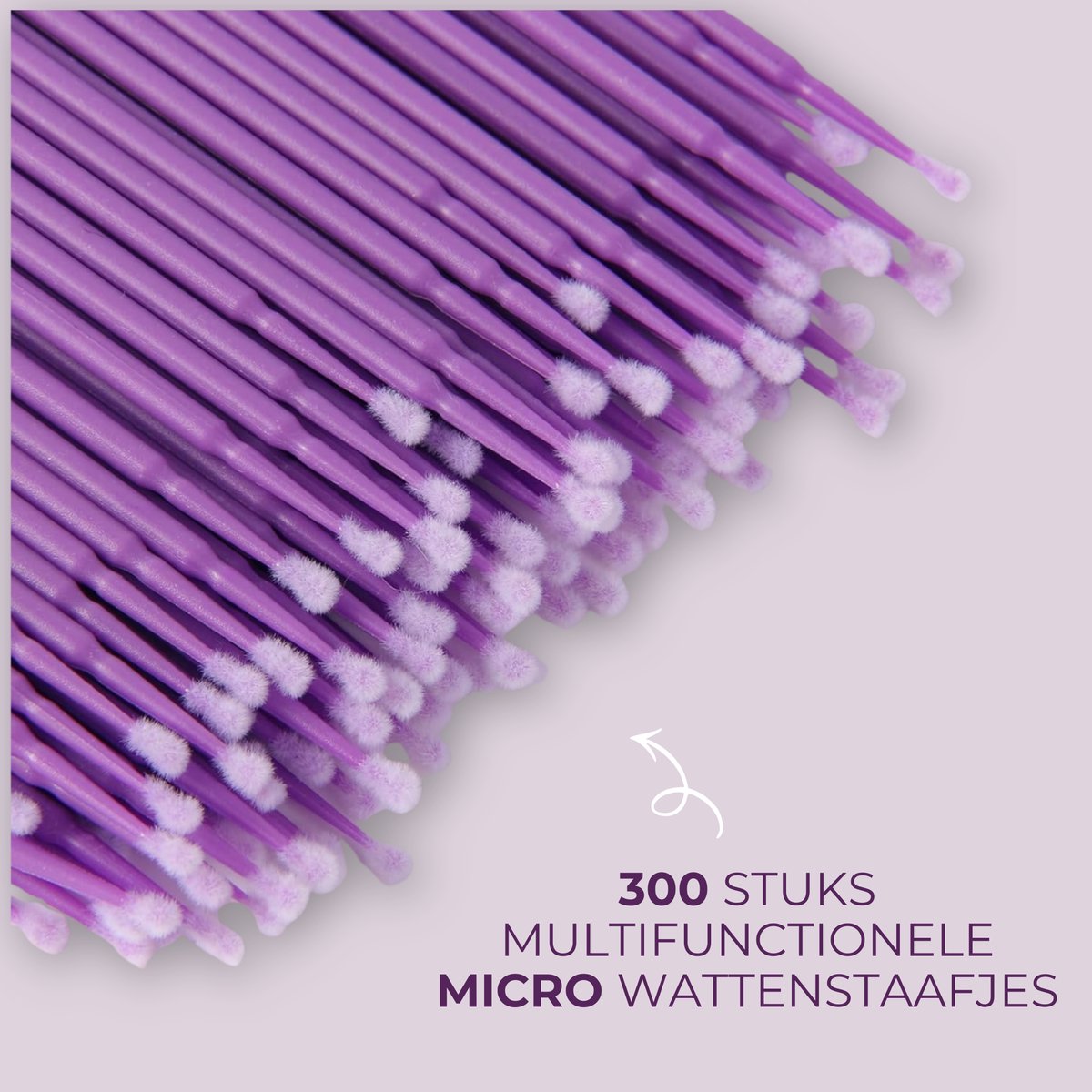 Microbrushes voor Wimper Extenties 300 Stuks