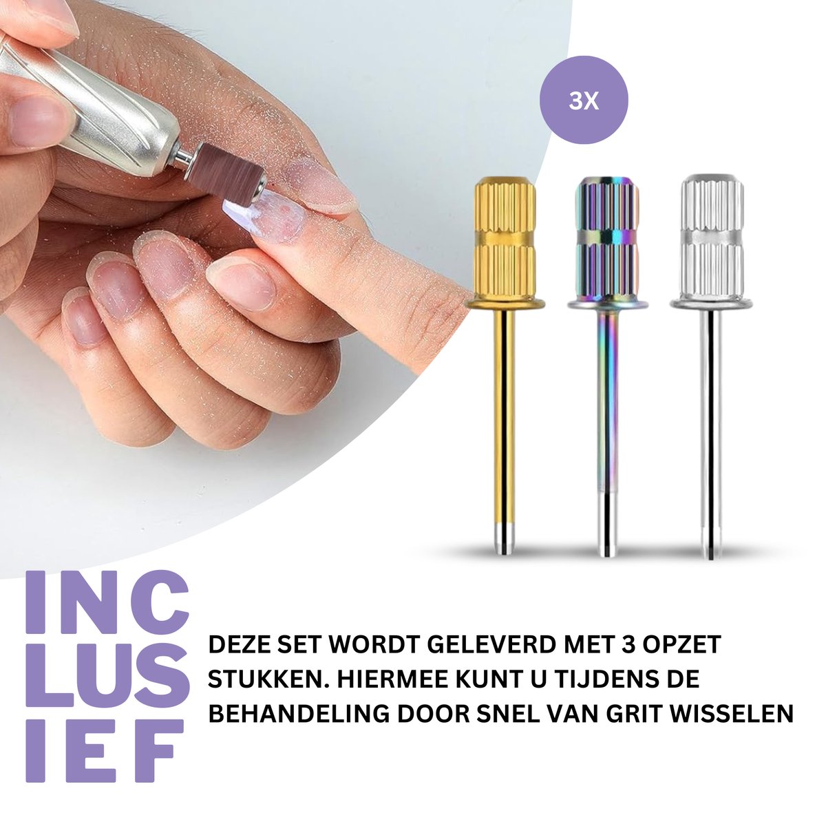 Nagelfrees Schuurrolletjes #80/#120/#150/#180/#220