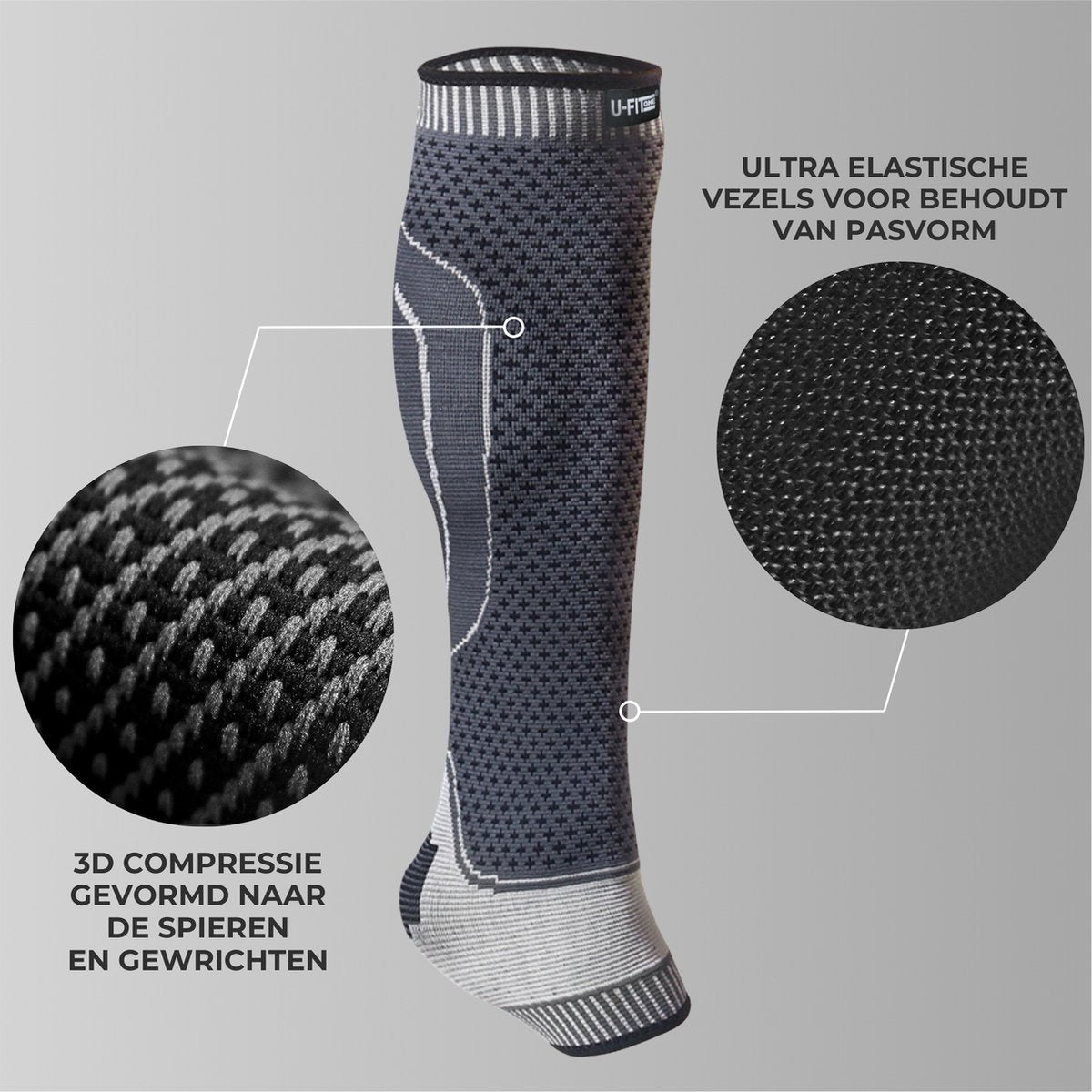 Kuit Enkel Compressie Brace 1 Paar