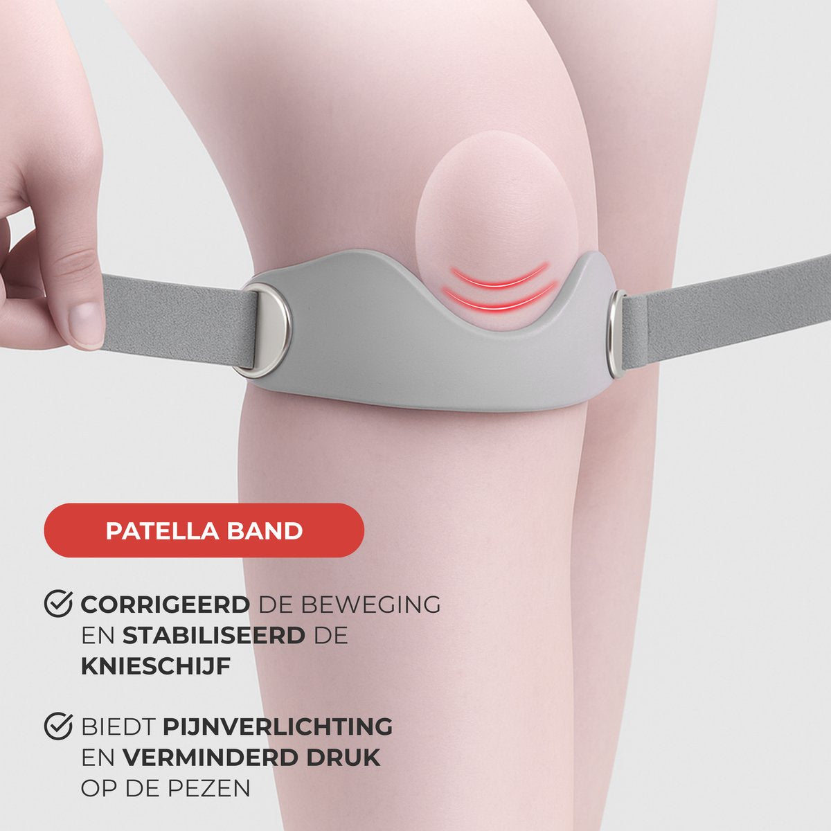 Patellaband Silicon 1 Paar