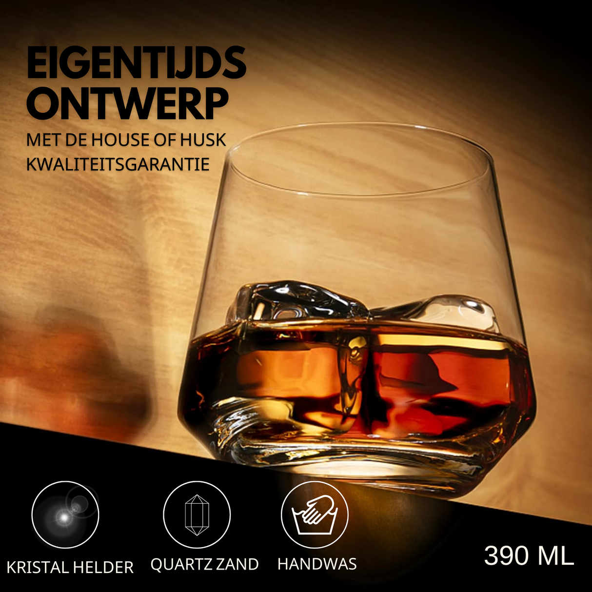 Premium Whiskey Glazen 330ml