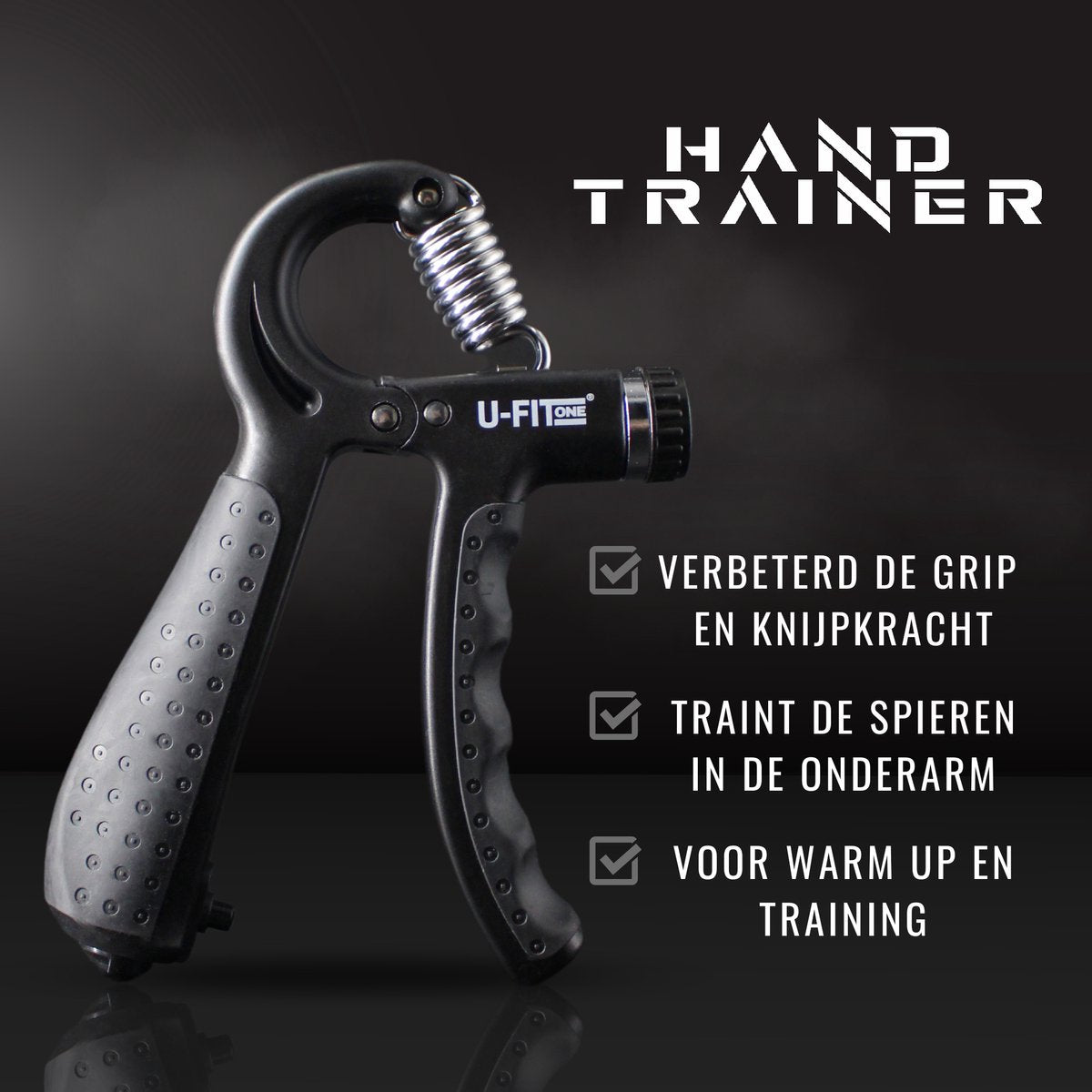 Digitale Teller Handtrainer 10-60kg 8 Delige Set
