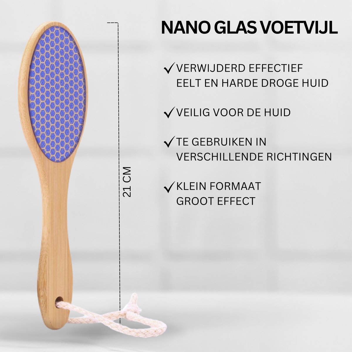 Nano Glas Voetvijl Eeltverwijderaar