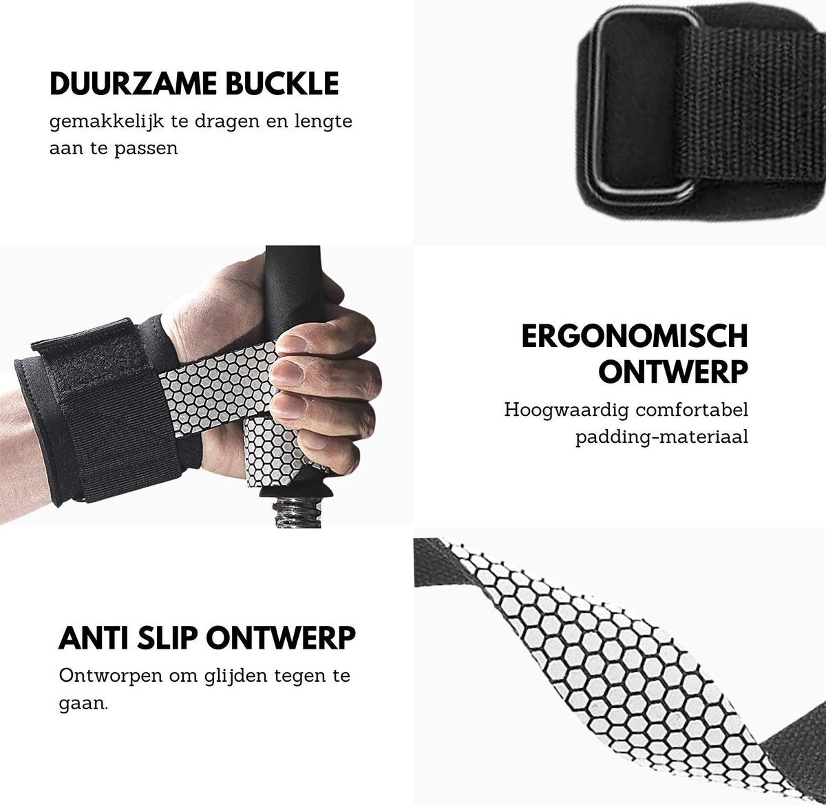 Lifting Straps Zilver