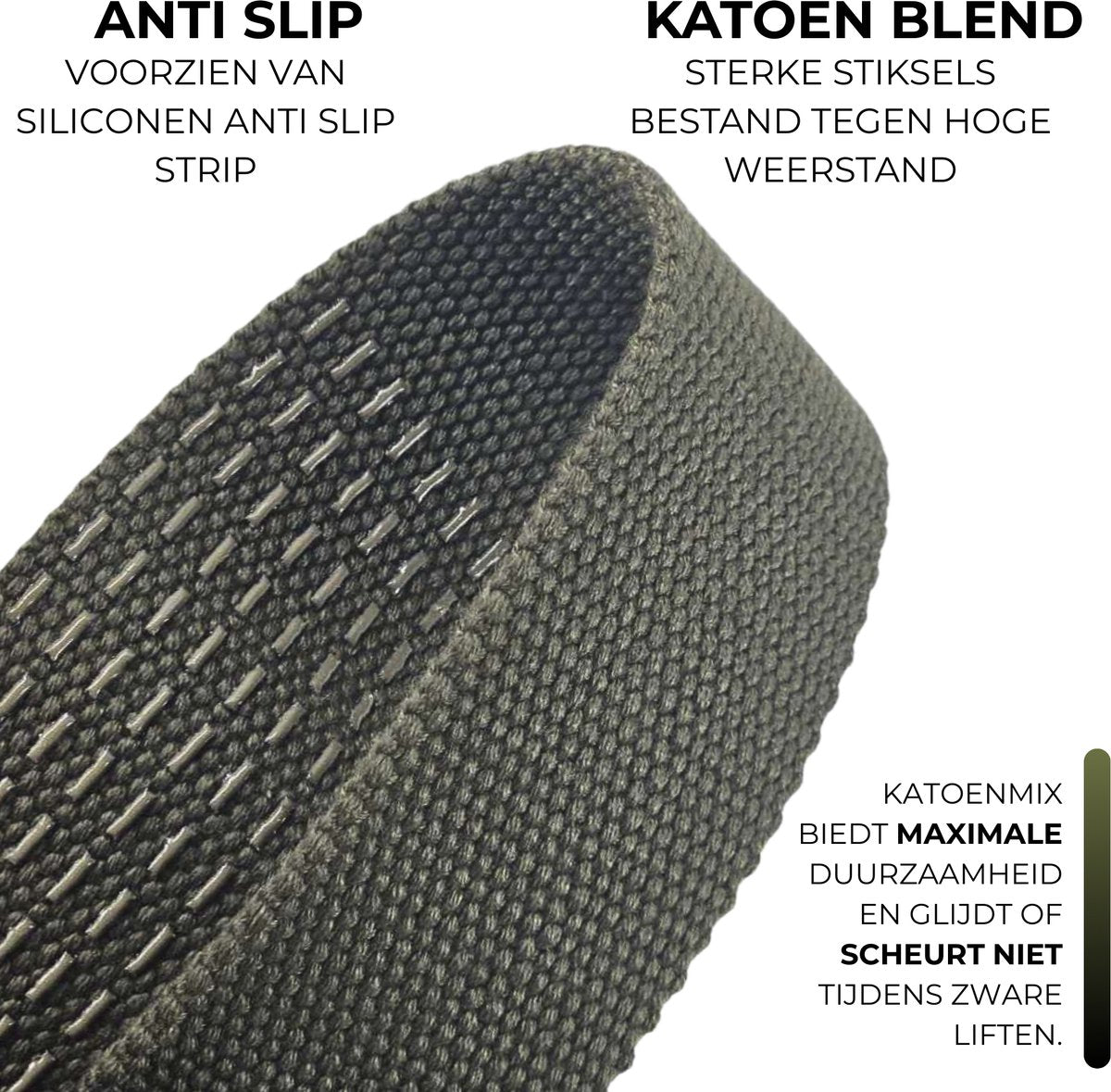 Lifting Straps Donker Groen