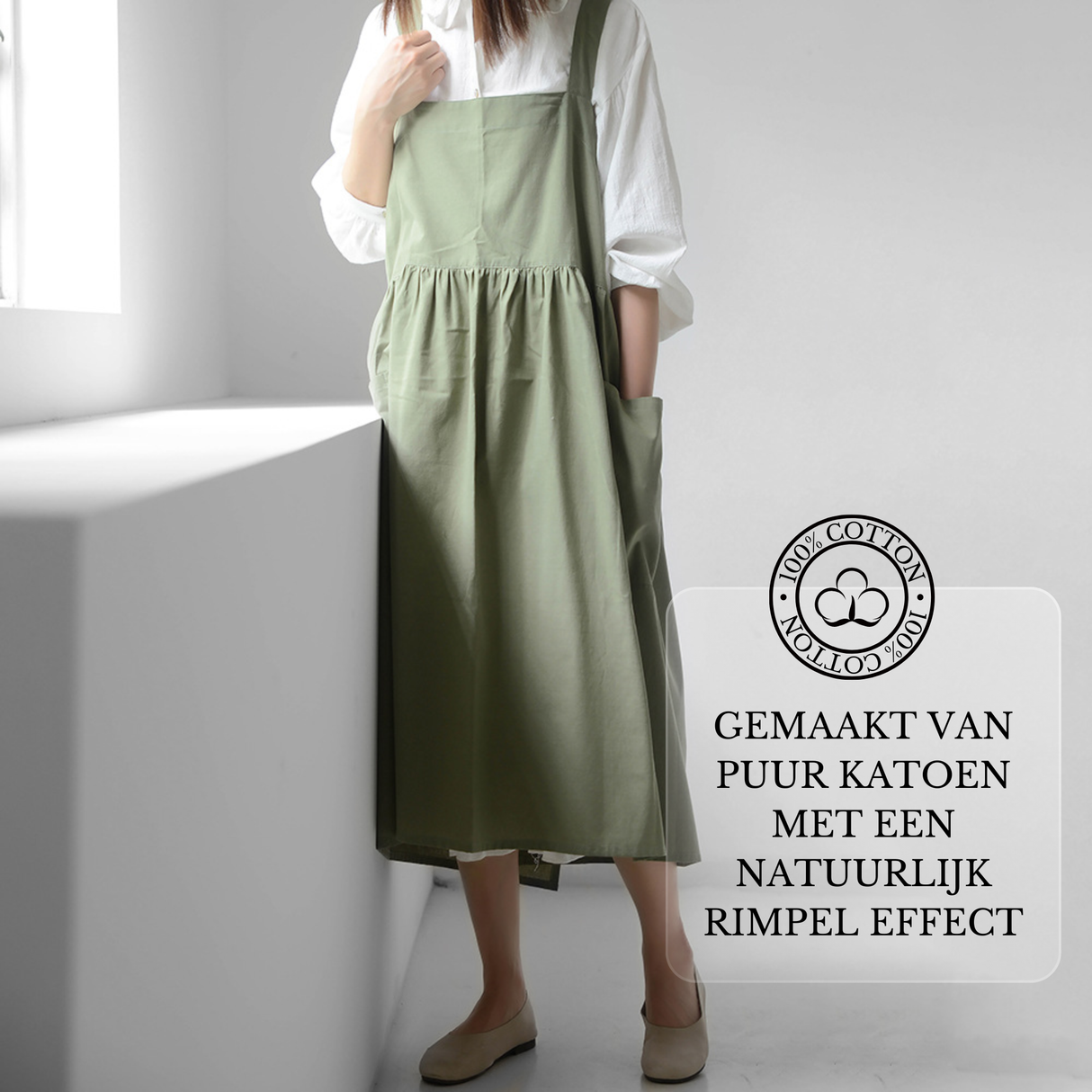 Keukenschort 'Lilly' Groen