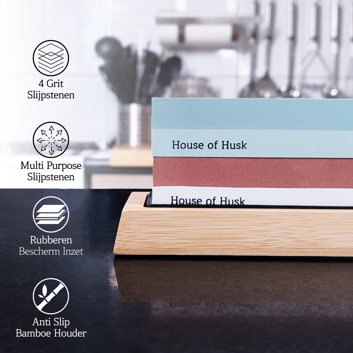 Dubbelzijdige Messen Slijpstenen Set