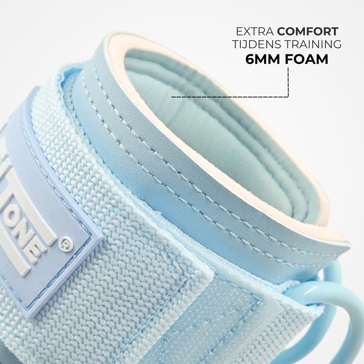 Ankle Straps Licht Blauw