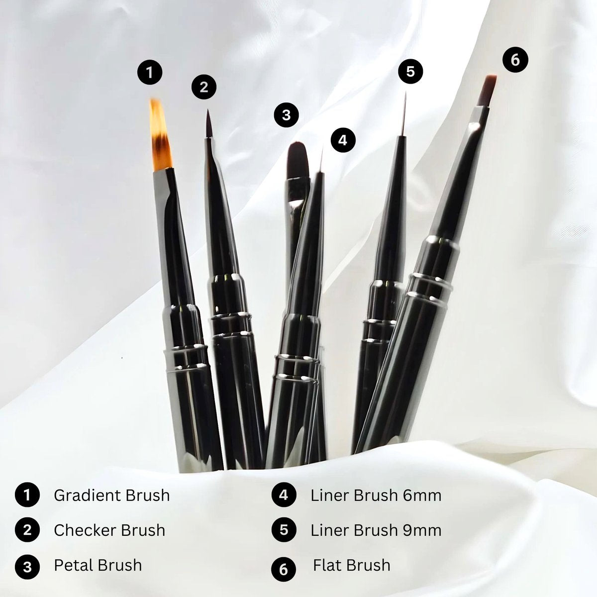 12 delige Nail Art Penselen Set