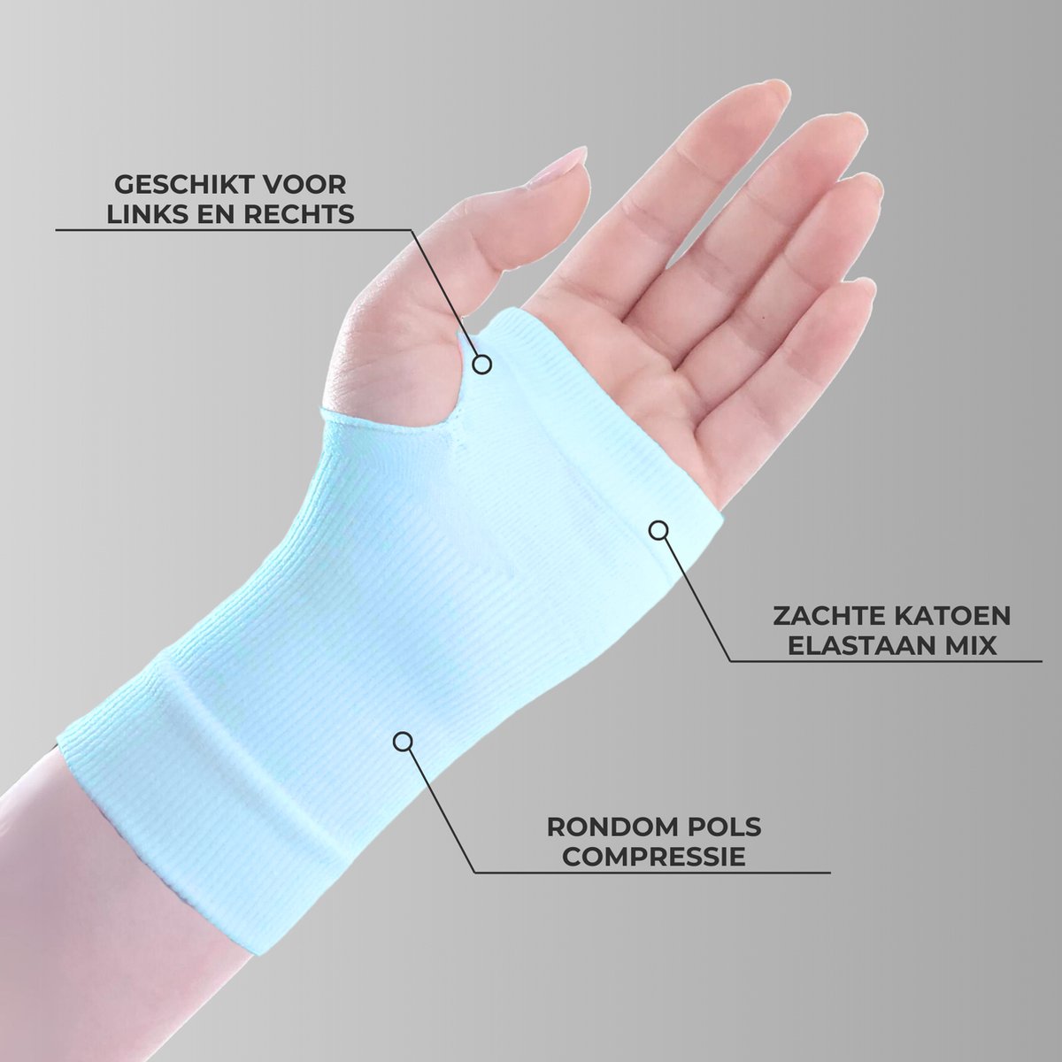 Pols Compressie Sleeve 2 Paar